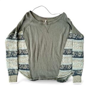 Free People Beautiful Sinner Oversized Sweater XS